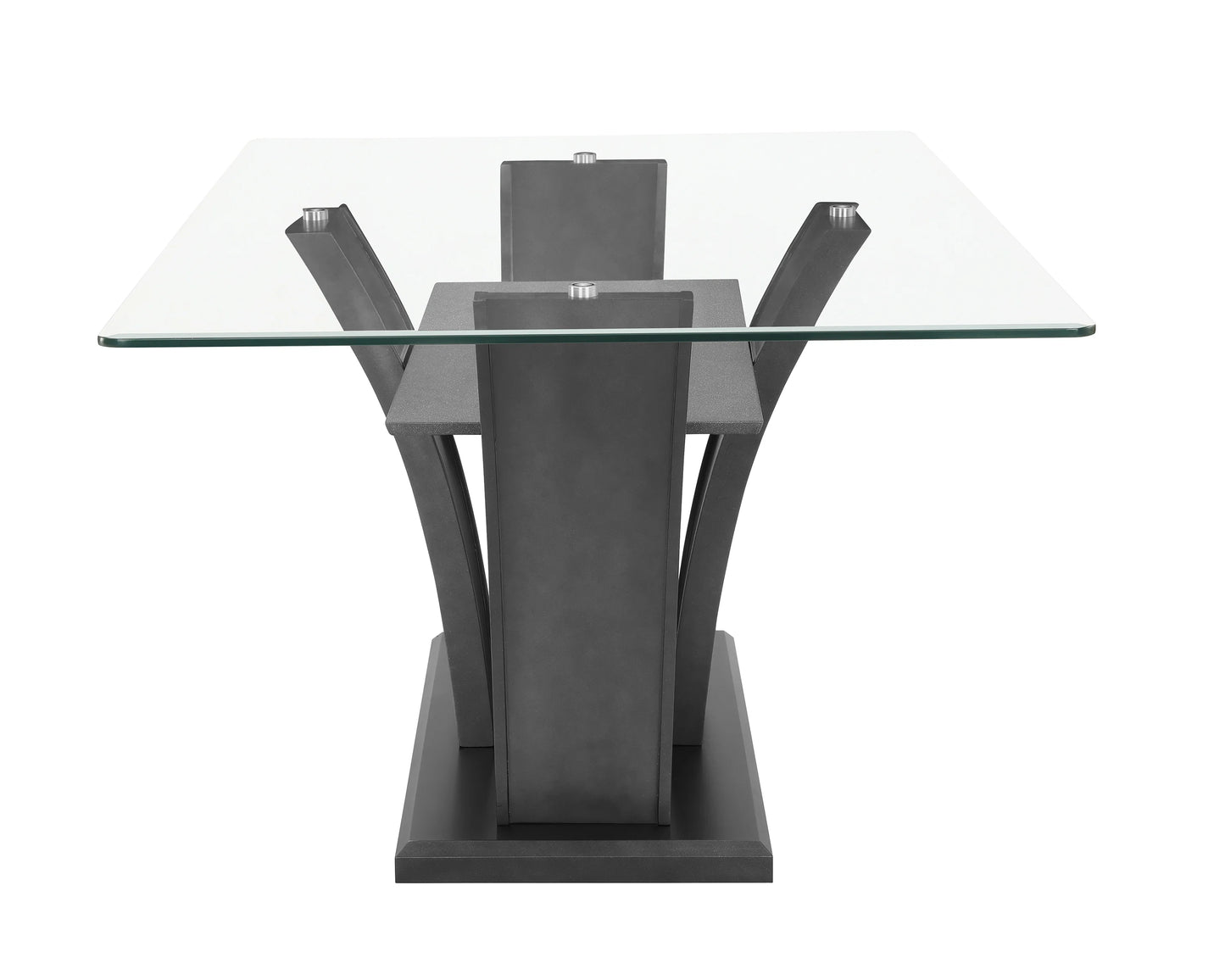 Glass Top rectangluar Dining Set
