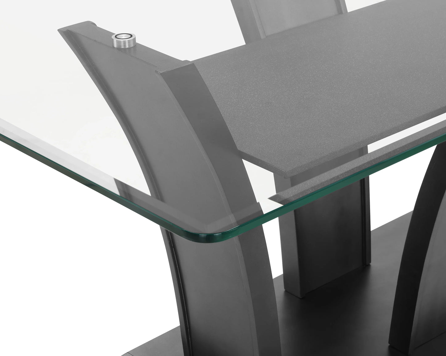 Glass Top rectangluar Dining Set