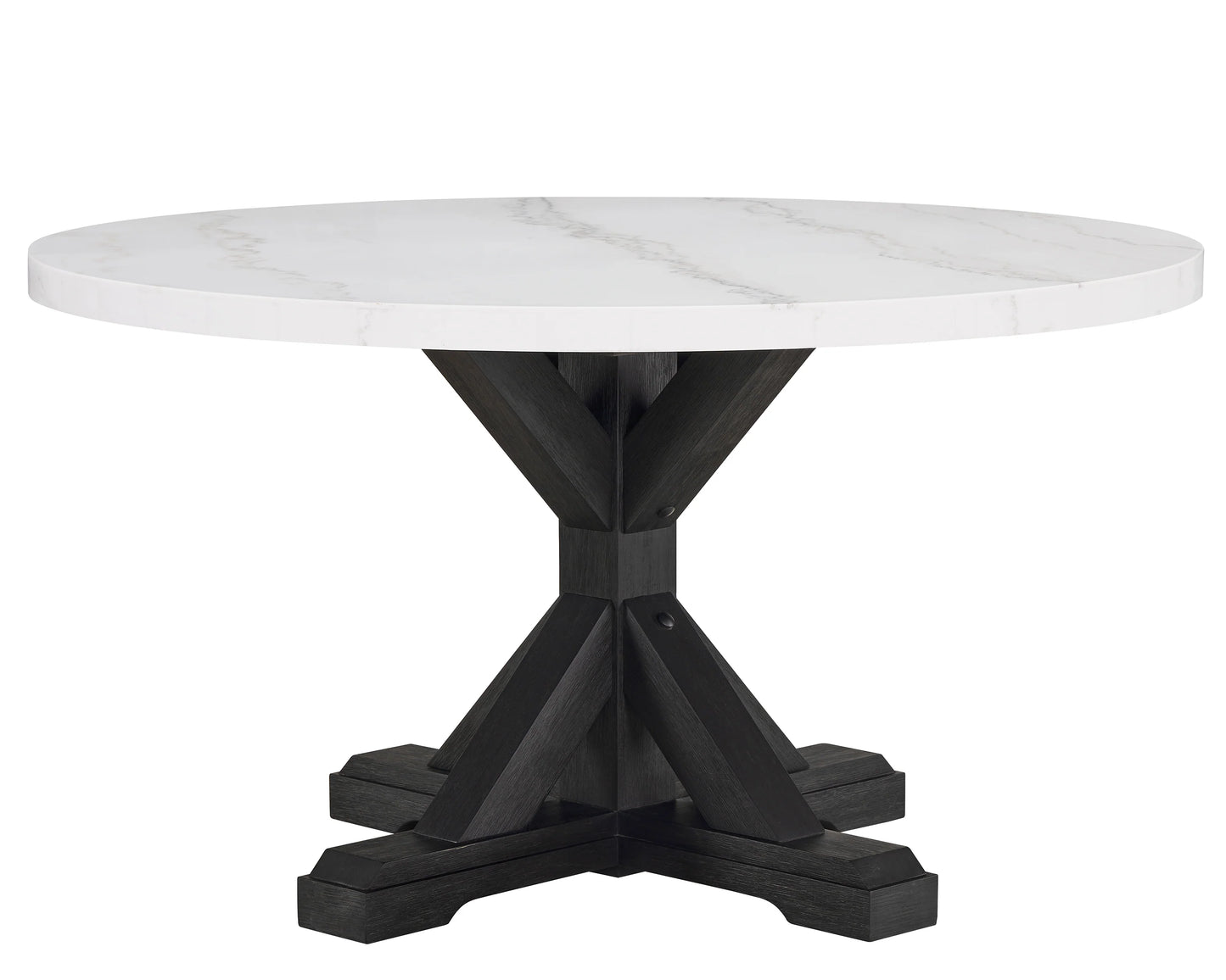5 pcs ROUND MARBLE DINING GROUP