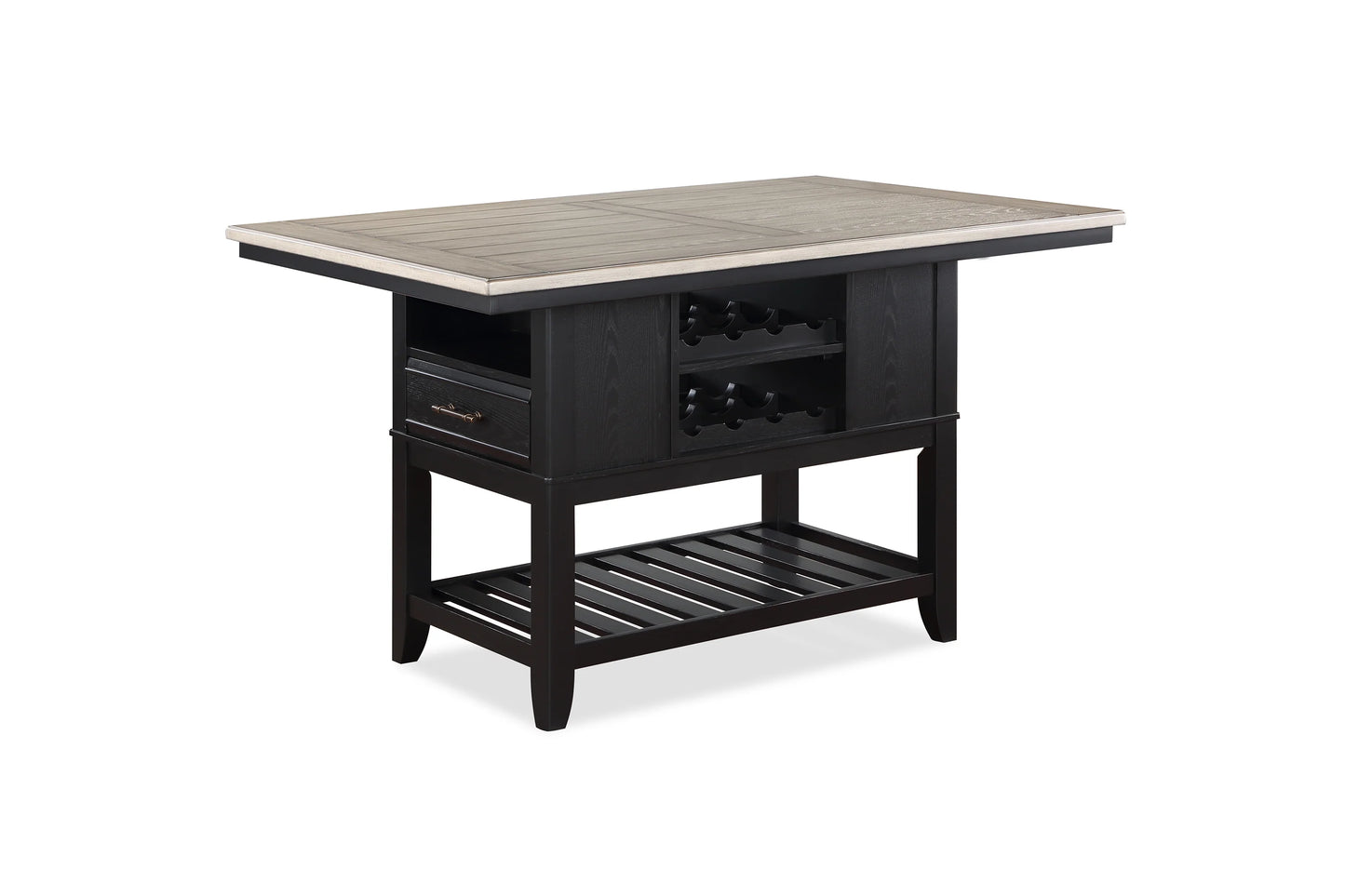 5 pcs Black/Gray Counter Height Dining Set