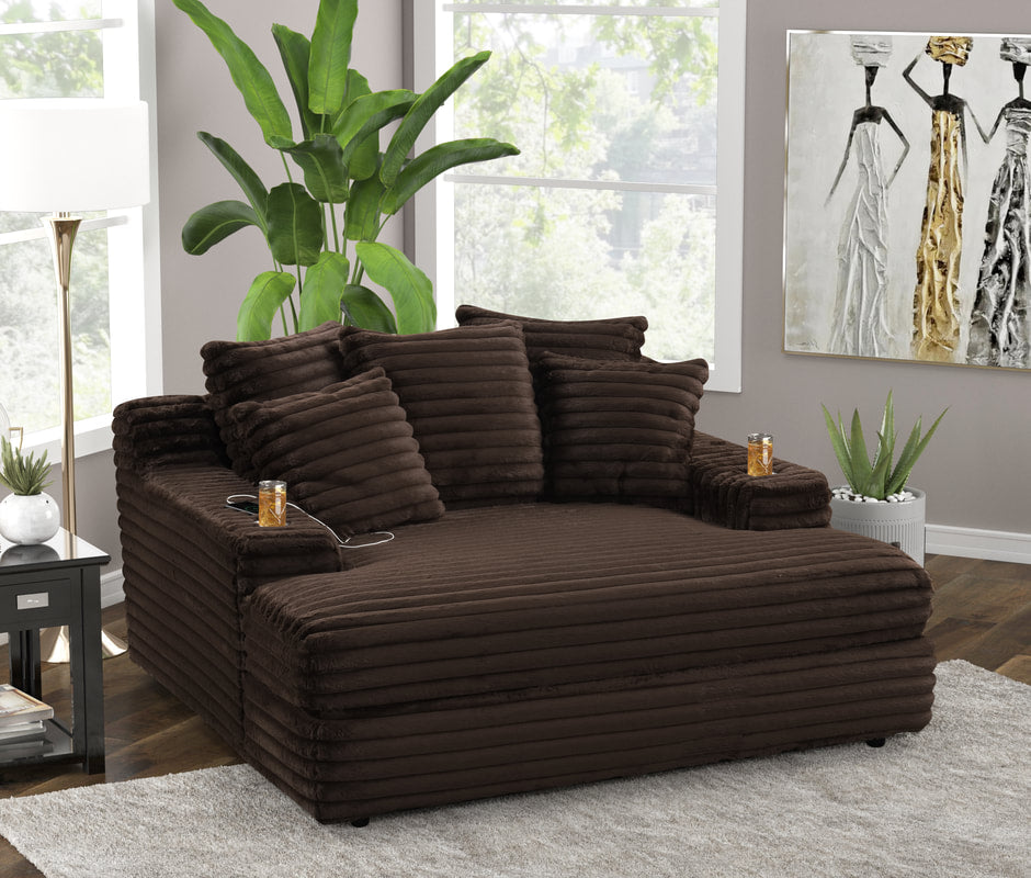 HH 4700 CHAISE LOUNGE (CHOCOLATE)