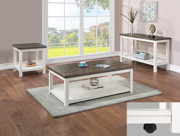 DAKOTA COFFEE TABLE WITH CASTERS