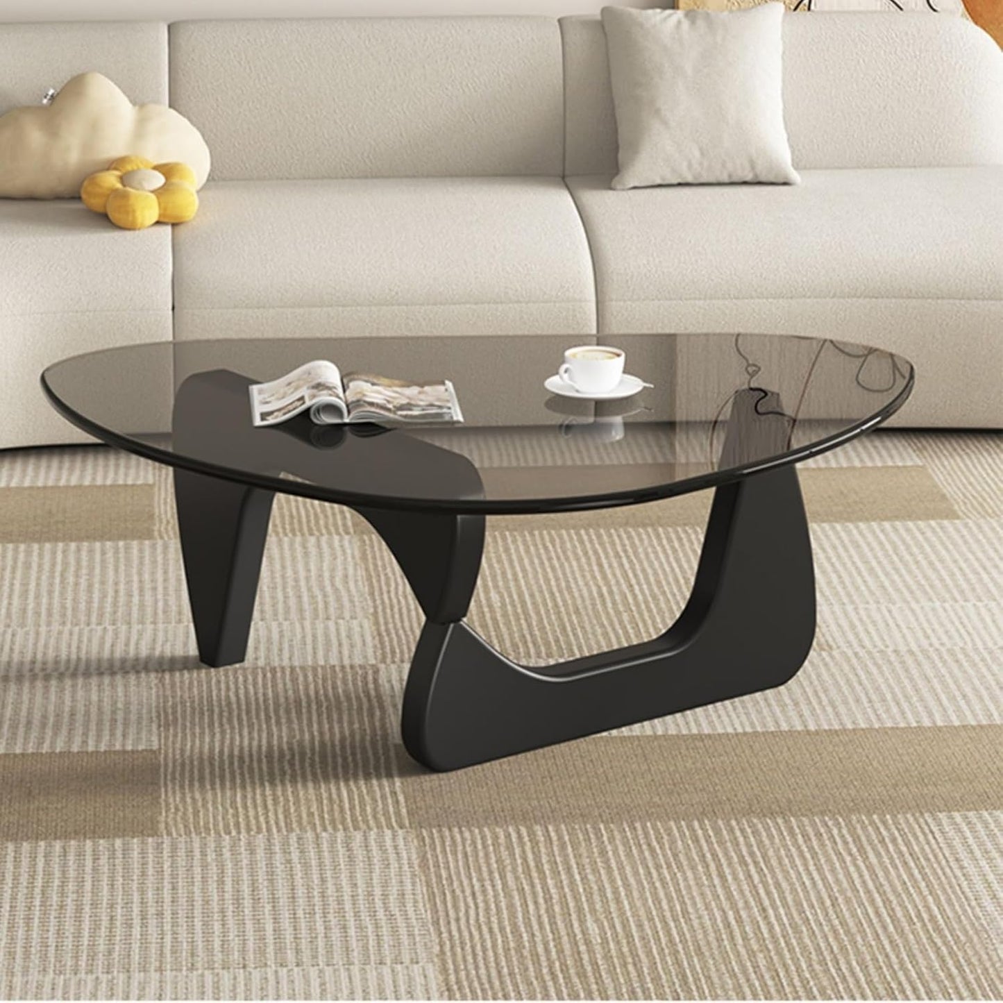 Modern Glass Coffee Table small size