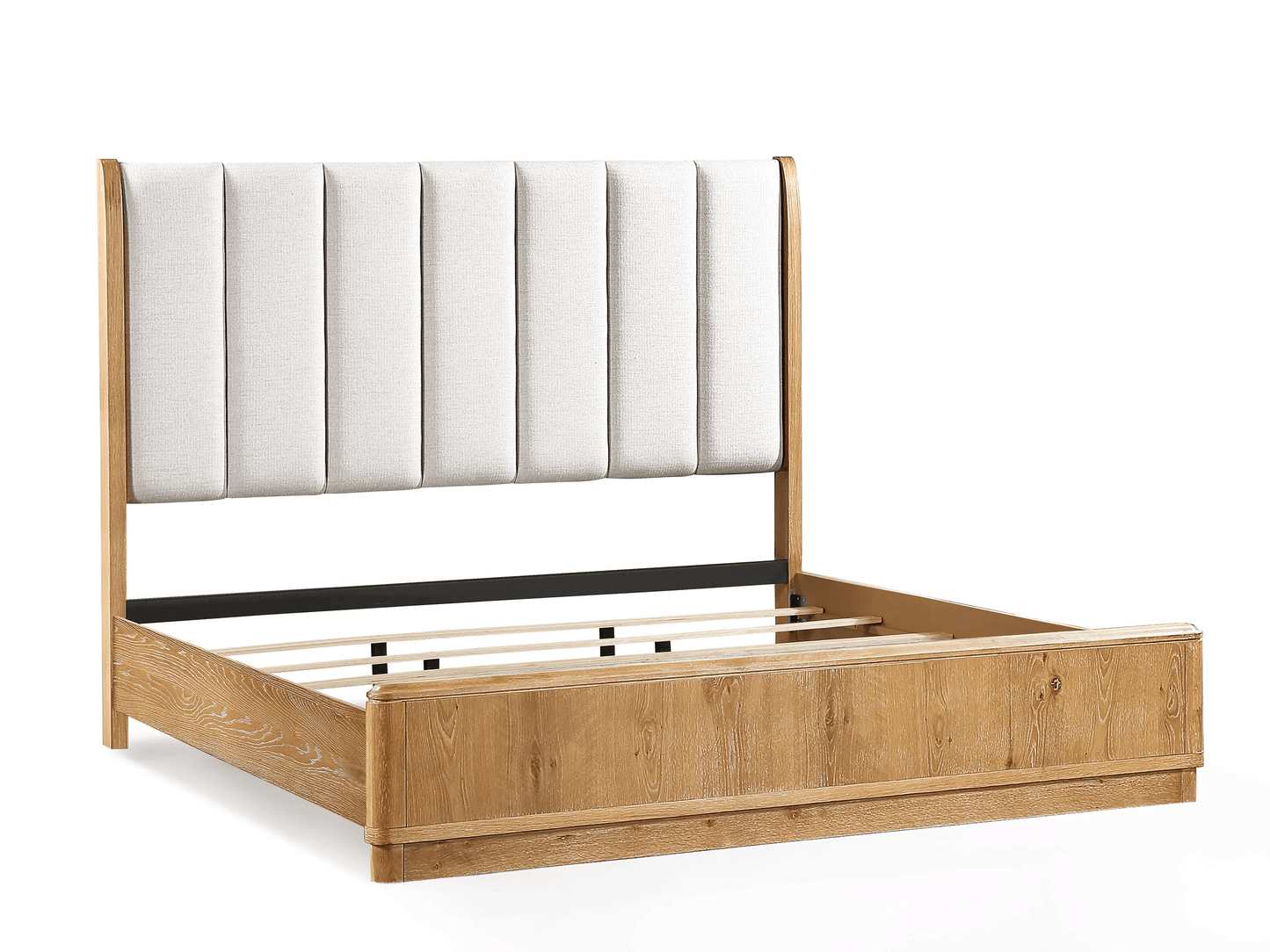 B1 5 pcs bed set -natural wood
