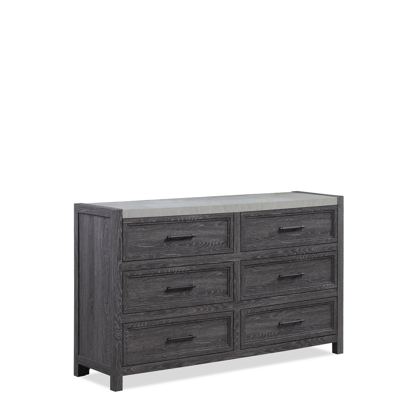 B4 Gray Panel Bedroom Set 5pcs