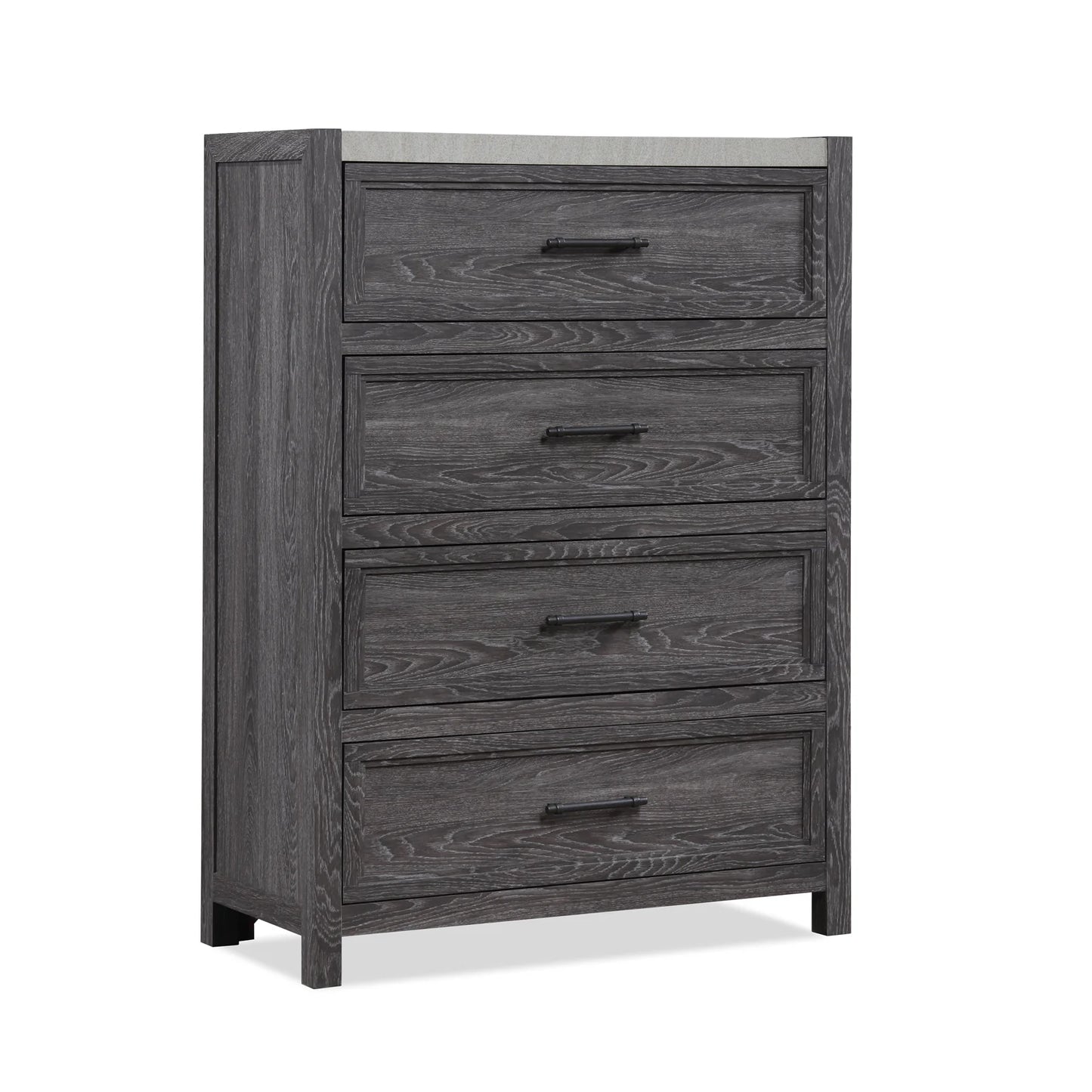B4 Gray Panel Bedroom Set 5pcs