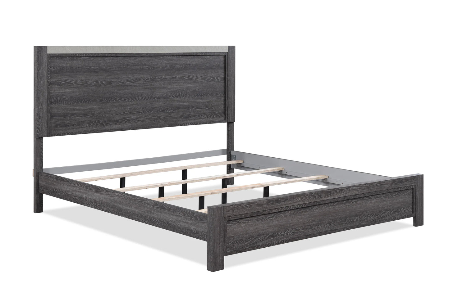B4 Gray Panel Bedroom Set 5pcs