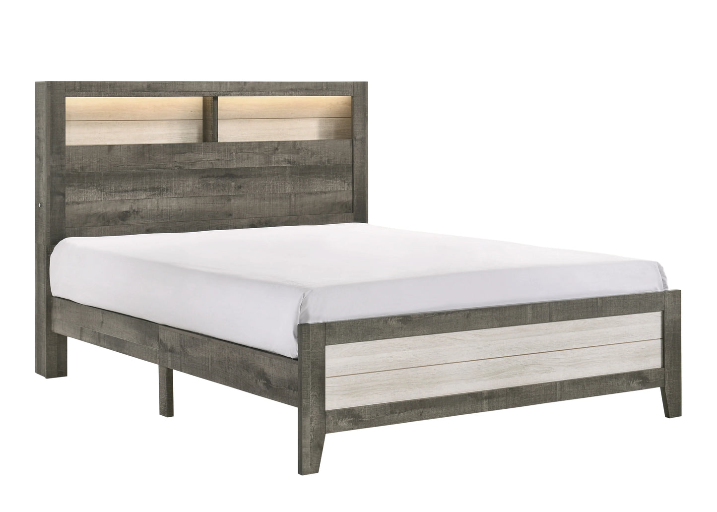 B3 5 pcs bed room set 2-tone