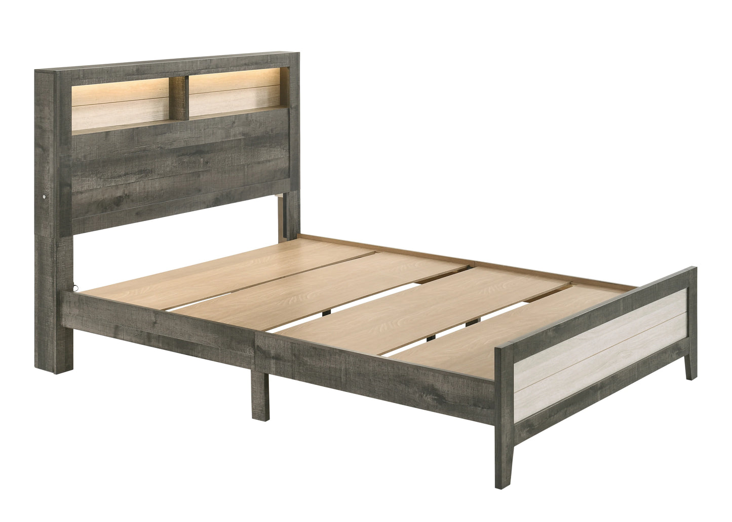 B3 5 pcs bed room set 2-tone