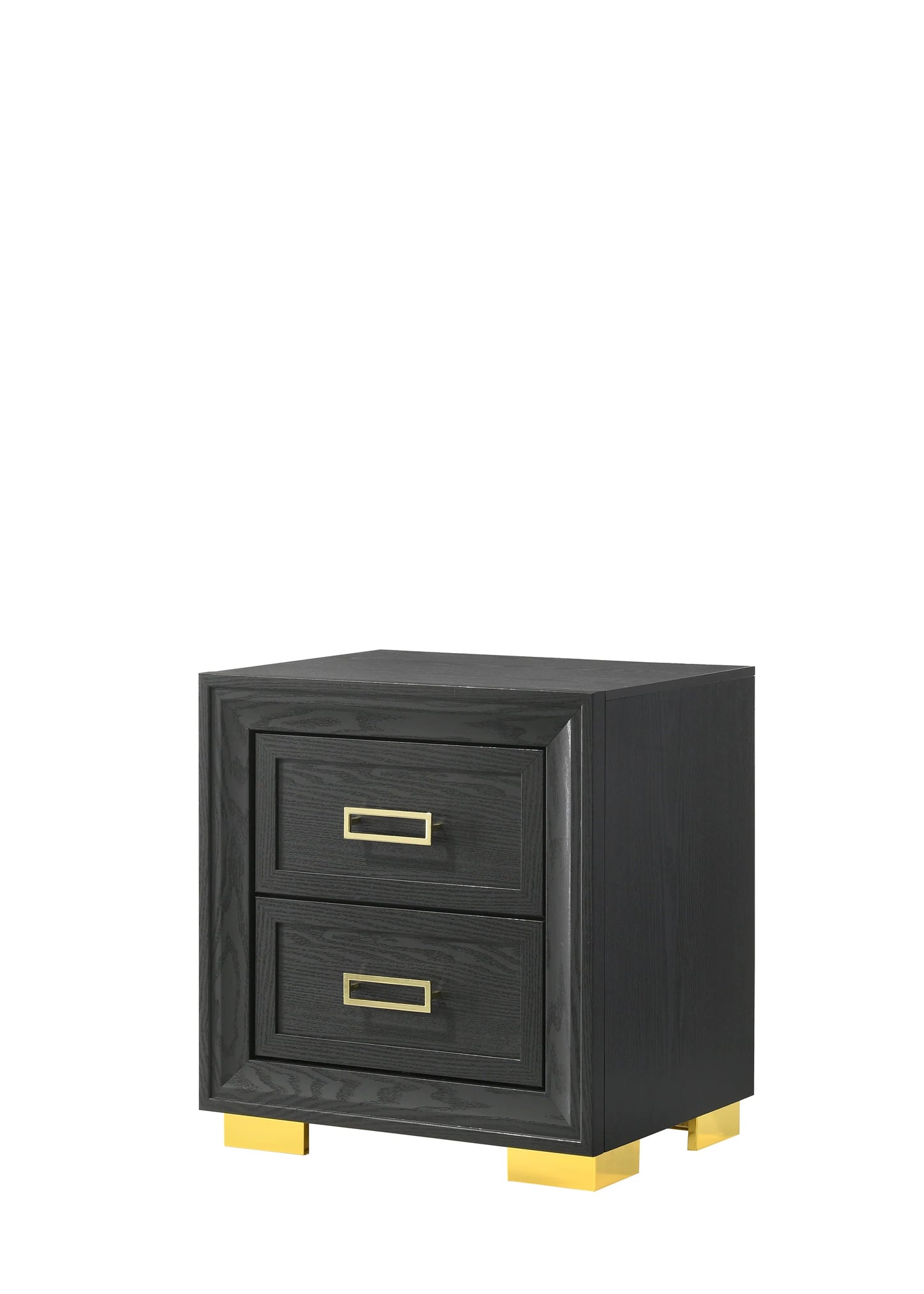 b10 Black and gold 5 pc bed set