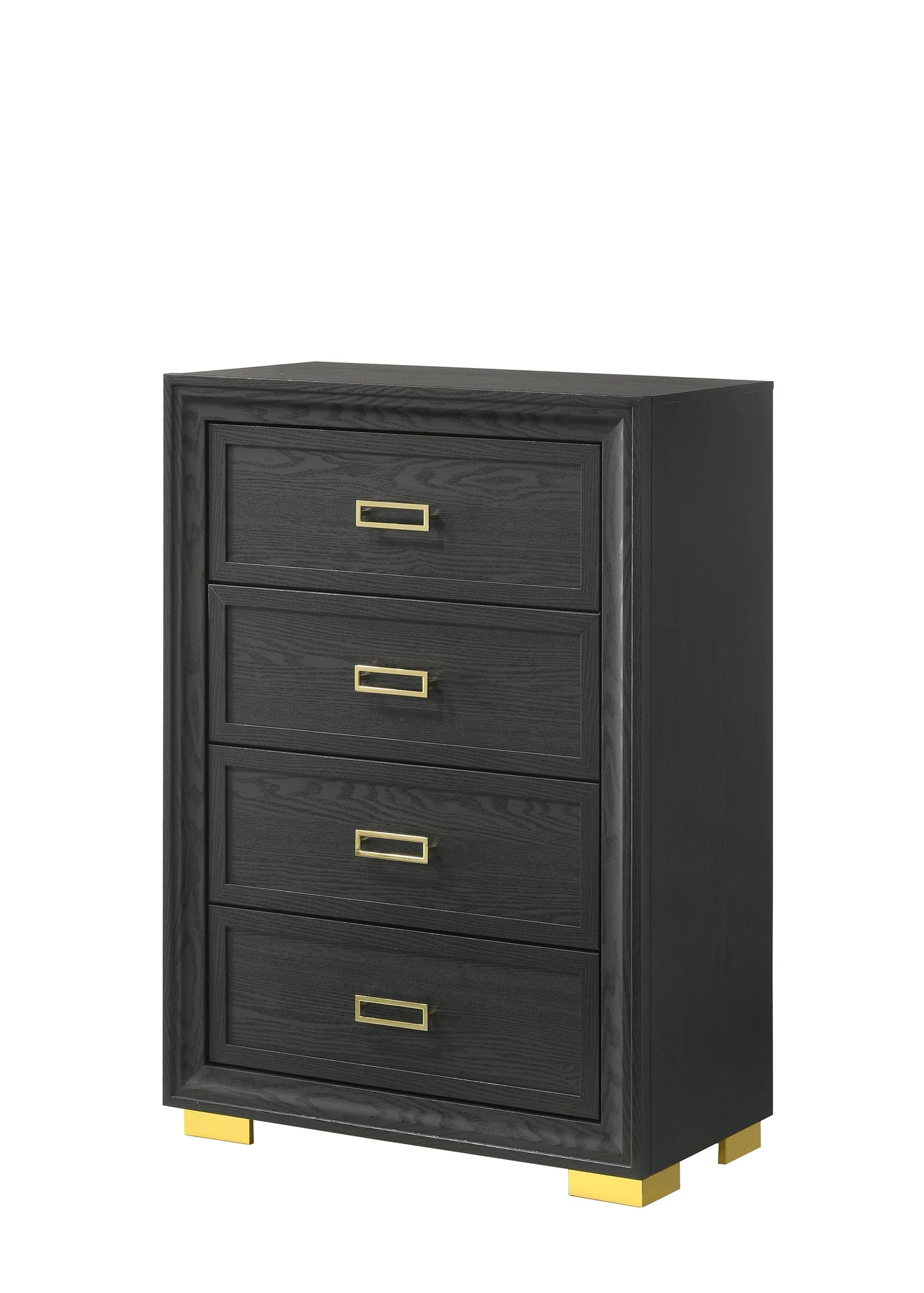b10 Black and gold 5 pc bed set