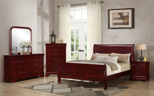 Bed full size cherry
