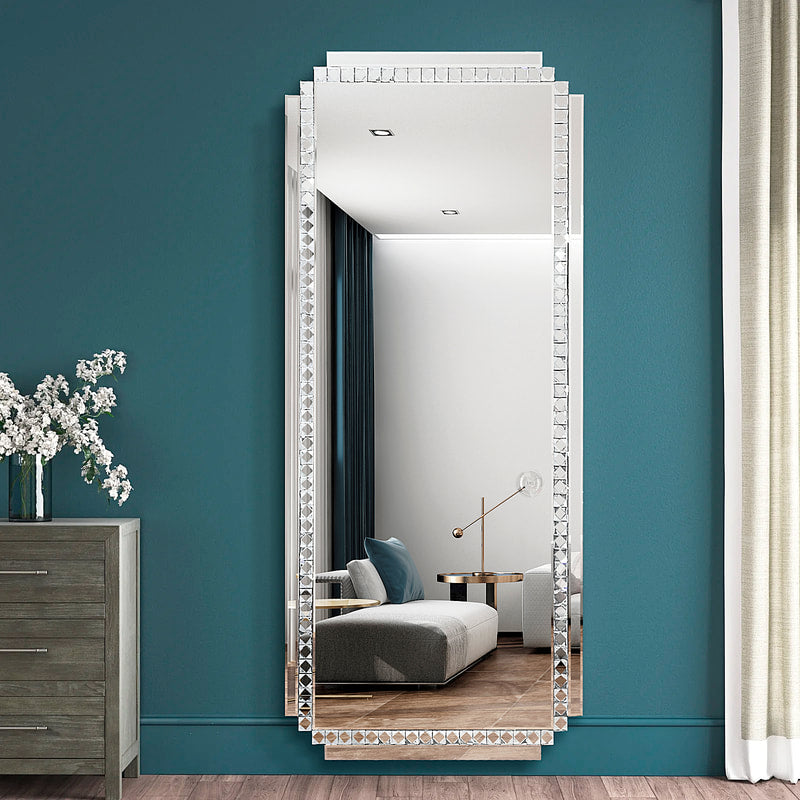HH Beverly Hills Full-Length Floor Mirror w/Stand | Mirror |