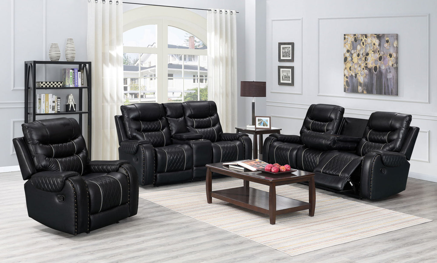 3 piece sofa living room set -2