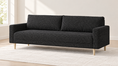 FoA Bellmere Sofa & Loveseat | Black