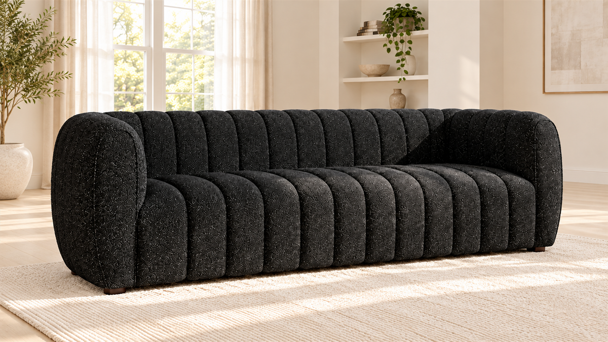 FoA Sereno | Sofa / Loveseat / 2PC | Black