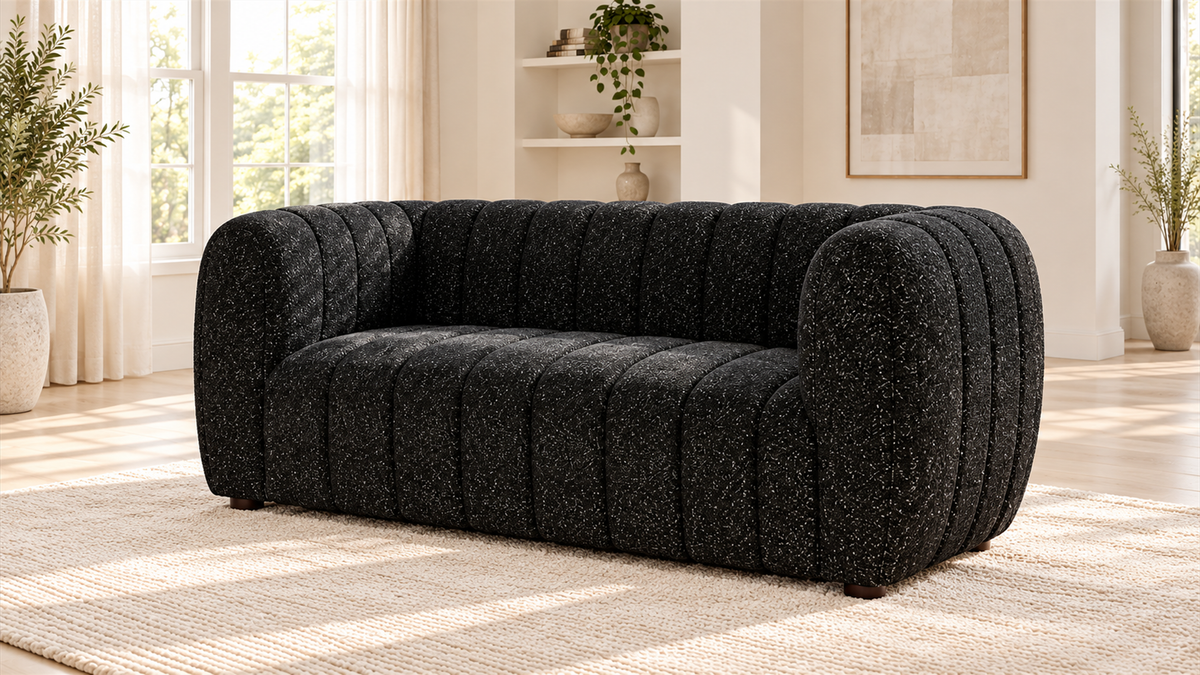 FoA Sereno | Sofa / Loveseat / 2PC | Black