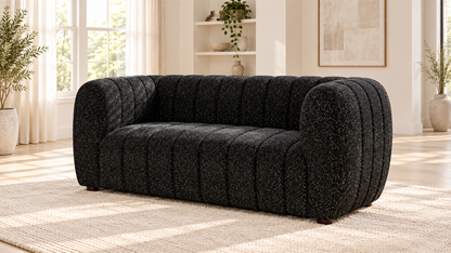 FoA Sereno | Sofa / Loveseat / 2PC | Black