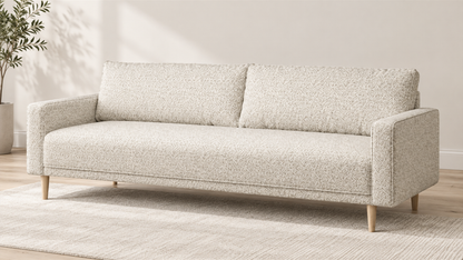 FoA Bellmere Sofa & Loveseat | Off-White