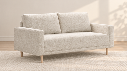 FoA Bellmere Sofa & Loveseat | Off-White