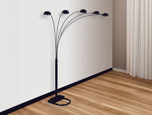 4888B-BK SHADE FLOOR LAMP