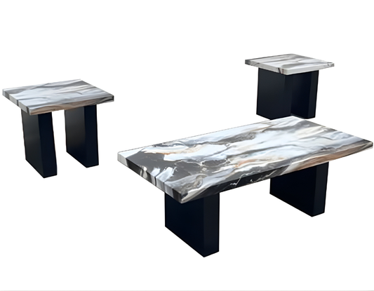 VEGA 3PC FAUX MARBLE SET