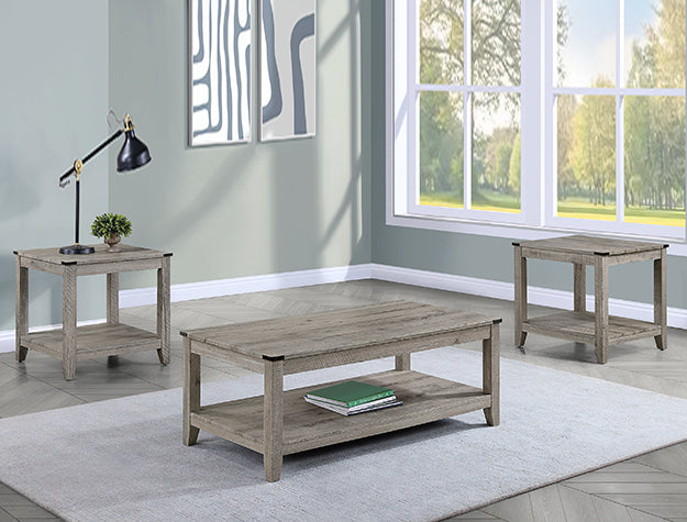 MILTON 3PC COFFEE TABLE SET