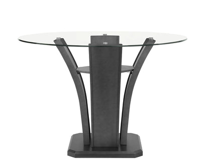 5 pcs DOVE COUNTER HEIGHT Glass Top  DINING