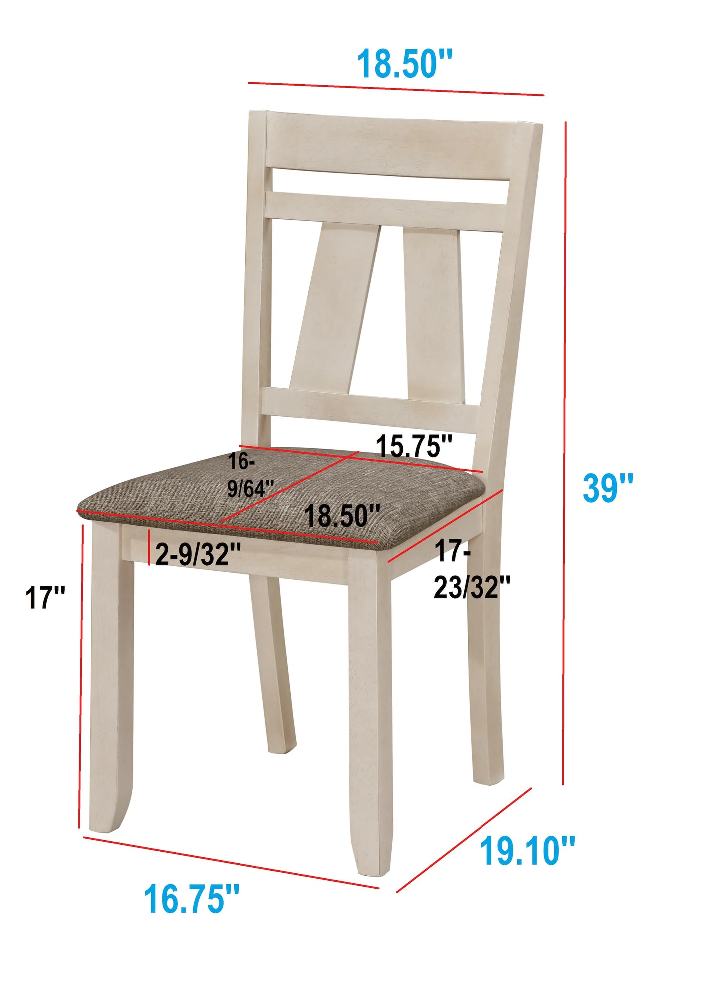 6P W/BENCH CHALK WARMGREY dinng table
