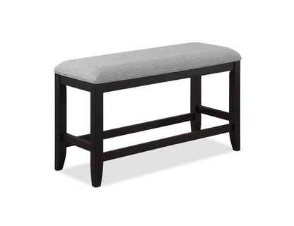 5 pcs Black/Gray Counter Height Dining Set
