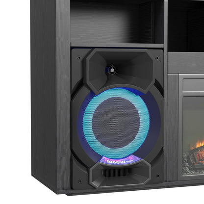 Bluetooth karaoke Black TV Stand