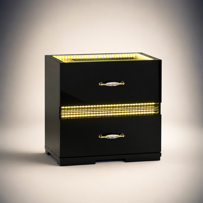 Obsidian Summer Gloss | 5-Piece Bedroom Set | Queen
