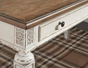 HH Antique White Desk H74234