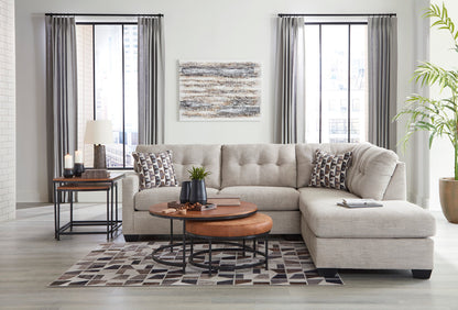 Pebble Comfort 2-Piece Sectional with Chaise