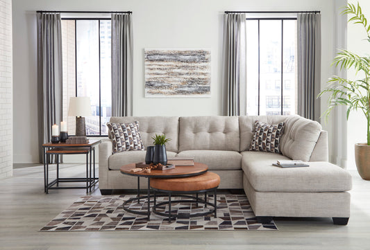 Pebble Comfort 2-Piece Sectional with Chaise