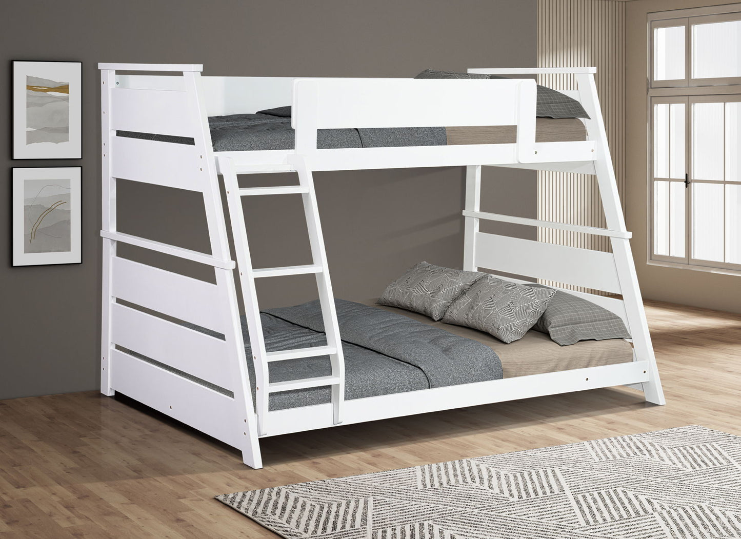 White Bunkbed T/F