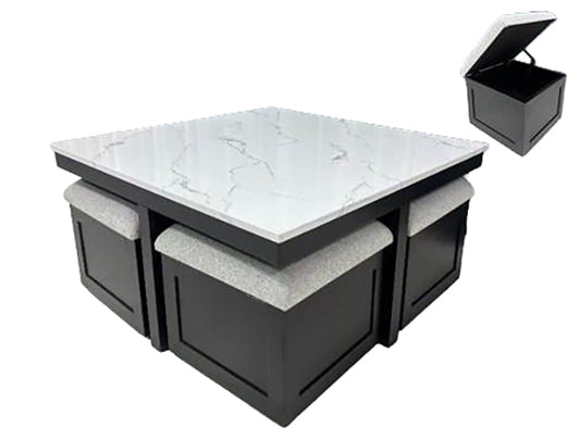 MARTA COFFEE TBL W/4 STORAGE