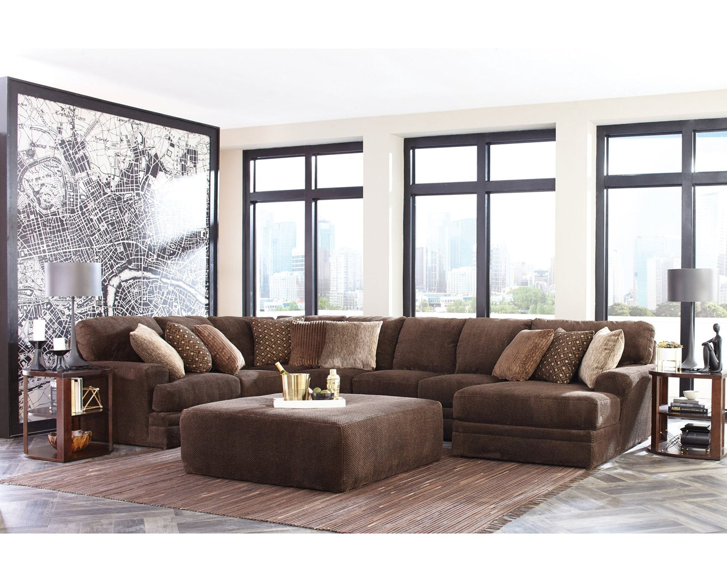Mammoth Chocolate sectional