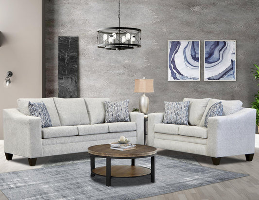 Chanel frabic 2 piece sofa and love (S3)