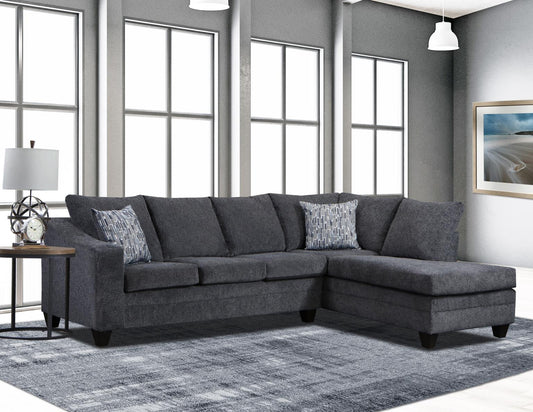 charcoal L-shape sectional