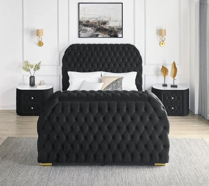 B5 Black Bed W/FIREPLACE,TV LIFT