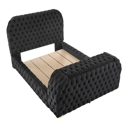 B5 Black Bed W/FIREPLACE,TV LIFT