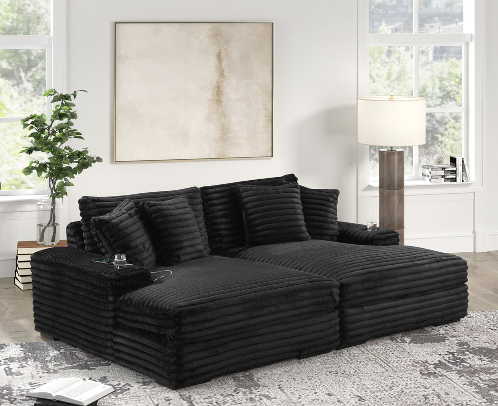 HH 5400 CHAISE LOUNGE (BLACK)