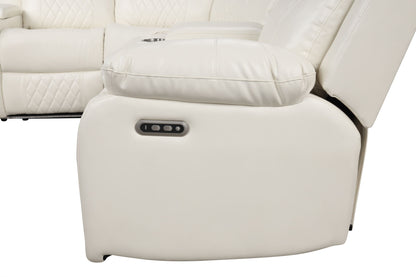 LED Sectional/w Bluetooth speaker and charger port  -s1