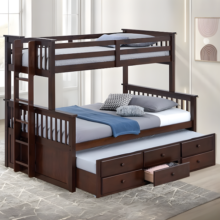 Twin/Full Bunk Bed  #28AF