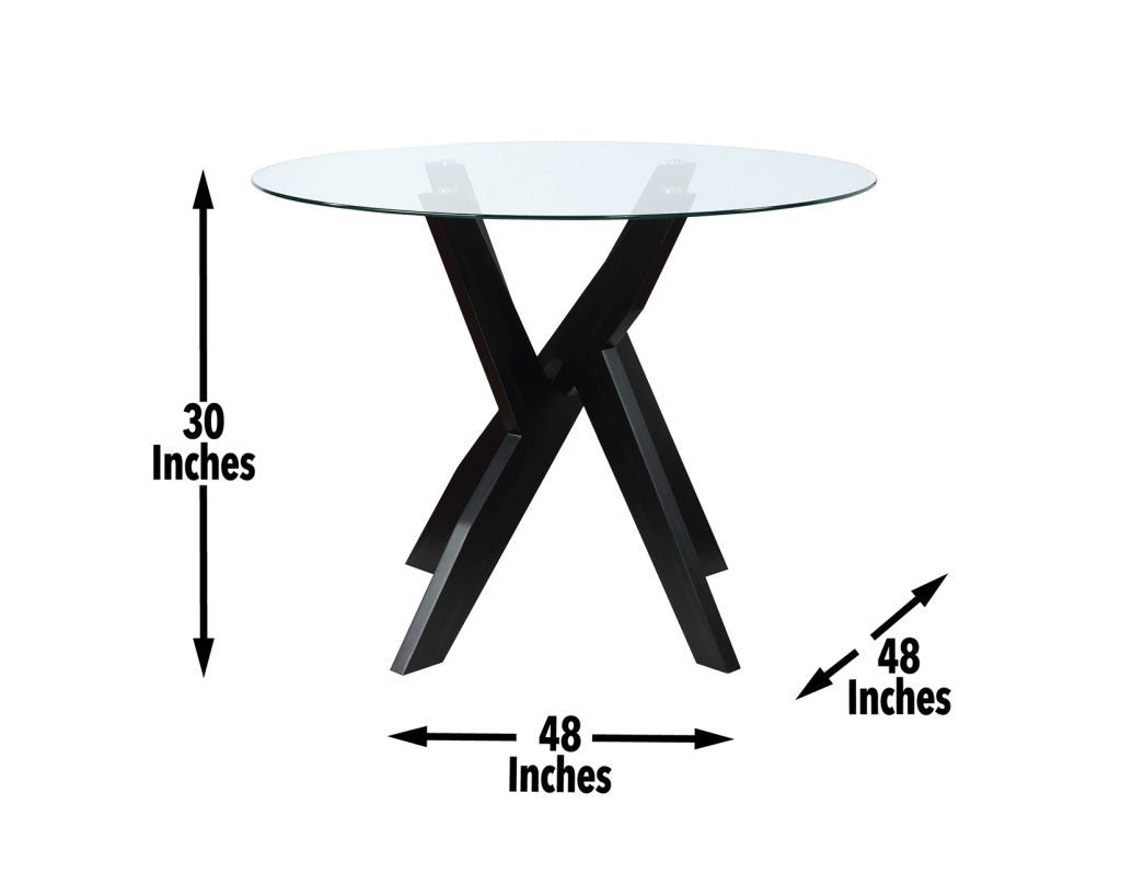 Grey 5-Piece Dining Set (Table & 4 Chairs) SS