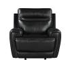 Admiral 3pc (sofa , loveseat, recliner ) – Black