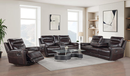 Admiral 3pc (sofa , loveseat, recliner ) Brown