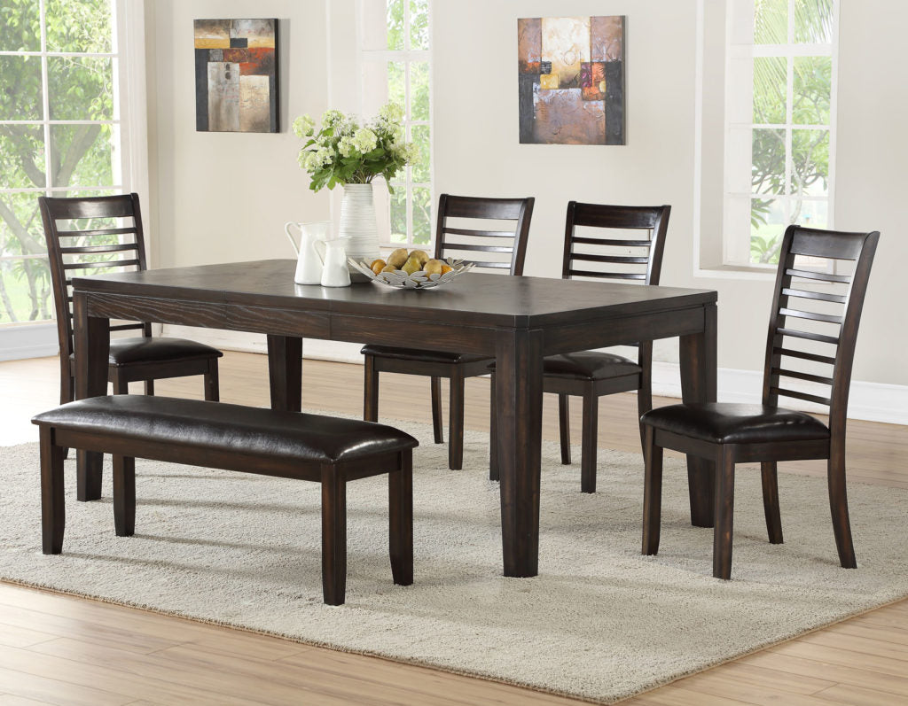 Ally 5 Piece Set (Table & 4 Side Chairs) SS