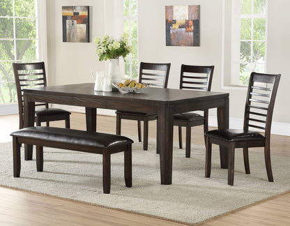 Ally 5 Piece Set (Table & 4 Side Chairs) SS